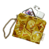 Au Fils du Temps Logo Vintage Silk Scarf Wristlet Bag