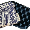 Travel Stamps Vintage Silk Scarf Coffee Run Keychain Bag