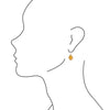 Lucky 7's Earrings - Yellow Quartz