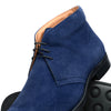 Suede Calfskin Chukka Boot, Navy