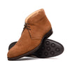 Suede Calfskin Chukka Boot, Tobacco