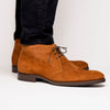 Suede Calfskin Chukka Boot, Tobacco
