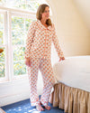 Marigold Floral Ladies Knit Pajamas- FINAL SALE