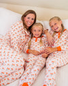 Marigold Floral Ladies Knit Pajamas- FINAL SALE