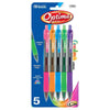 5 Color Oil-Gel Ink Retractable Pen Set