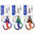 8" Two-Tone Soft Grip Stainless Steel Scissors - 1 Random Color