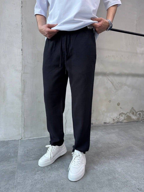 Comfort Flex Men's Drawstring Lounge Pants – Soft Touch Relaxed Fit for Everyday Ease