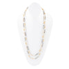 Natural Shine Grey Agate Endless Necklace