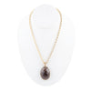 Nested Smoky Quartz Pendant Necklace