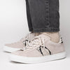 OLYMPIAS Genuine Python and Italian Sueded Goatskin, Grey