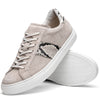 OLYMPIAS Genuine Python and Italian Sueded Goatskin, Grey