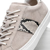 OLYMPIAS Genuine Python and Italian Sueded Goatskin, Grey