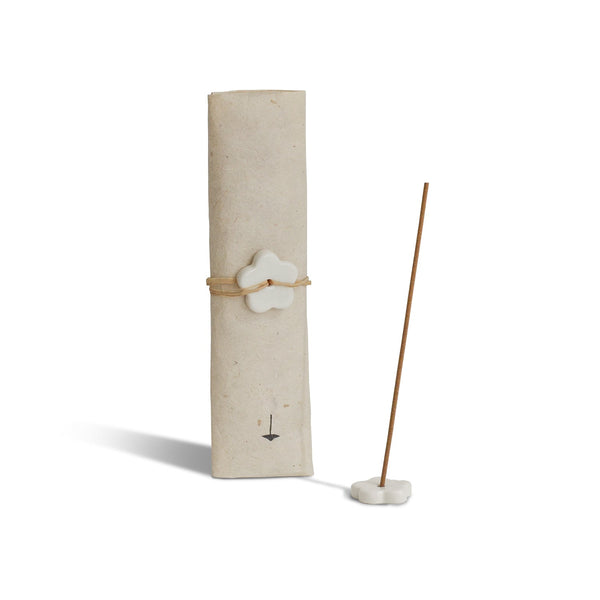 Palo Santo Incense Stick Set  – 30 Sticks with Ceramic Holder