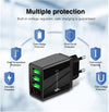 PBG 3 Port Wall Charger with LED Voltage Display Charge 3 Devices at once!