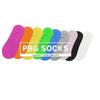 PBG Best Cotton No Show Socks for Women, Multi-Color, 9-11 Sized, 6 and 12 Pairs