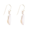 Pink Opal and Bronze Drop Earring