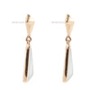 Prism Amazonite and Bronze Post Earrings