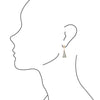 Prism Amazonite and Bronze Post Earrings