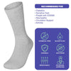 Lot 3 6 12 Pairs Men's Circulatory Diabetic Crew Socks Size 9-11 10-13 13-15