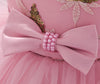 Baby Girl Sequins Patched Design Sleeveless Tutu Style Baptism Birthday Dress