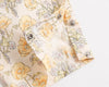 Baby Girl Floral Print Pattern Backless Design Sleeveless Rompers With Handband