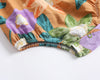 Baby Girl Floral Print Ruffle Design O-Neck Onesies In Summer