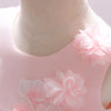 Baby Girl Full Moon Christening Trailing Tutu Formal Dress