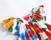 Baby Girl Floral Print Ruffle Design O-Neck Onesies In Summer