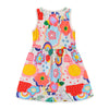 Baby Girl Cartoon Print Pattern Sleeveless Cute Dress In Summer