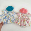 Baby Girl Floral Pattern Loose Summer Onesies Dress