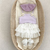 Baby Girl Sling Vest Combo Princess White Skirt Sets