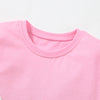 Baby Girl Rabbit Cartoon Floral Ruffle Short Sleeve O-Neck Cotton Summer T-Shirt