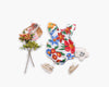 Baby Girl Floral Print Ruffle Design O-Neck Onesies In Summer