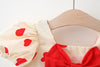 Baby Girl Polka Dot Graphic Bow Tie Princess Derss