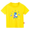 Baby Colorful Frog Print Pattern Short-Sleeved Round Collar Casual T-Shirt In Summer