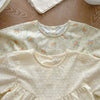 Baby Girl Floral Pattern Or Solid Color Long Sleeve Jumpsuit