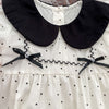 Baby Girl Dot Pattern Doll Neck Triangle Onesies