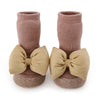 Baby Girl Big Bows Design Non-Slip Mid Tube Shoes