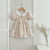 Arrival Summer Girls Peter Pan Collar Short Sleeves Floral Print Onesies And Dress – Princess Sister Matching Set