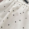 Baby Girl Dot Pattern Doll Neck Triangle Onesies
