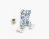 Baby Girl Floral Print Pattern Wide Leg Pants In Spring & Summer