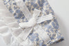 Baby Girl Short Sleeve False Little Floral Print Party Dress