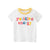 Baby Girl Slogan Graphic Fashion T-Shirt Summer Outfits