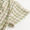 Baby Boy Plaid Pattern College Style Onesies
