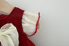 Baby Girl Solid Color Bow Tie Patched Design Mesh Princess Dress