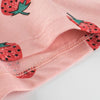 Baby Girl Print Pattern Bow Decoration Short Pants In Summer Outfit Wearing