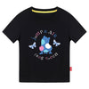 Baby Colorful Frog Print Pattern Short-Sleeved Round Collar Casual T-Shirt In Summer