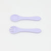 Baby Food Grade Complementary Food Training Silicone Spoon Fork Sets