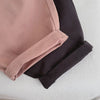 Baby Girl Solid Color Bow Decoration Design Long Pants