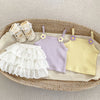 Baby Girl Sling Vest Combo Princess White Skirt Sets